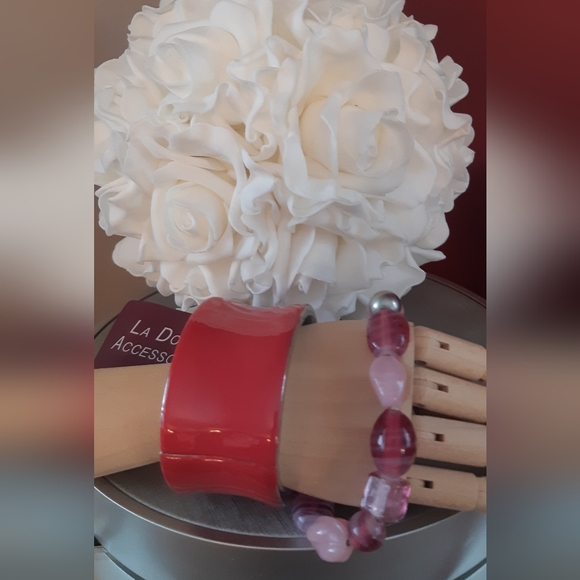 Pink Bracelet Set "FINAL MARKDOWN" - Picture 1 of 4